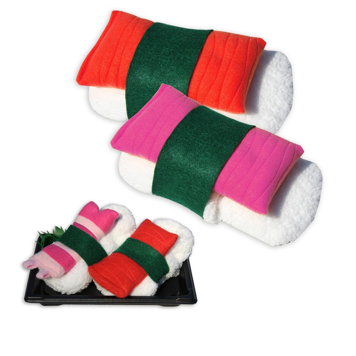 Sushi Booties and Sushi Slippers - Mommy and Baby Shower Gift