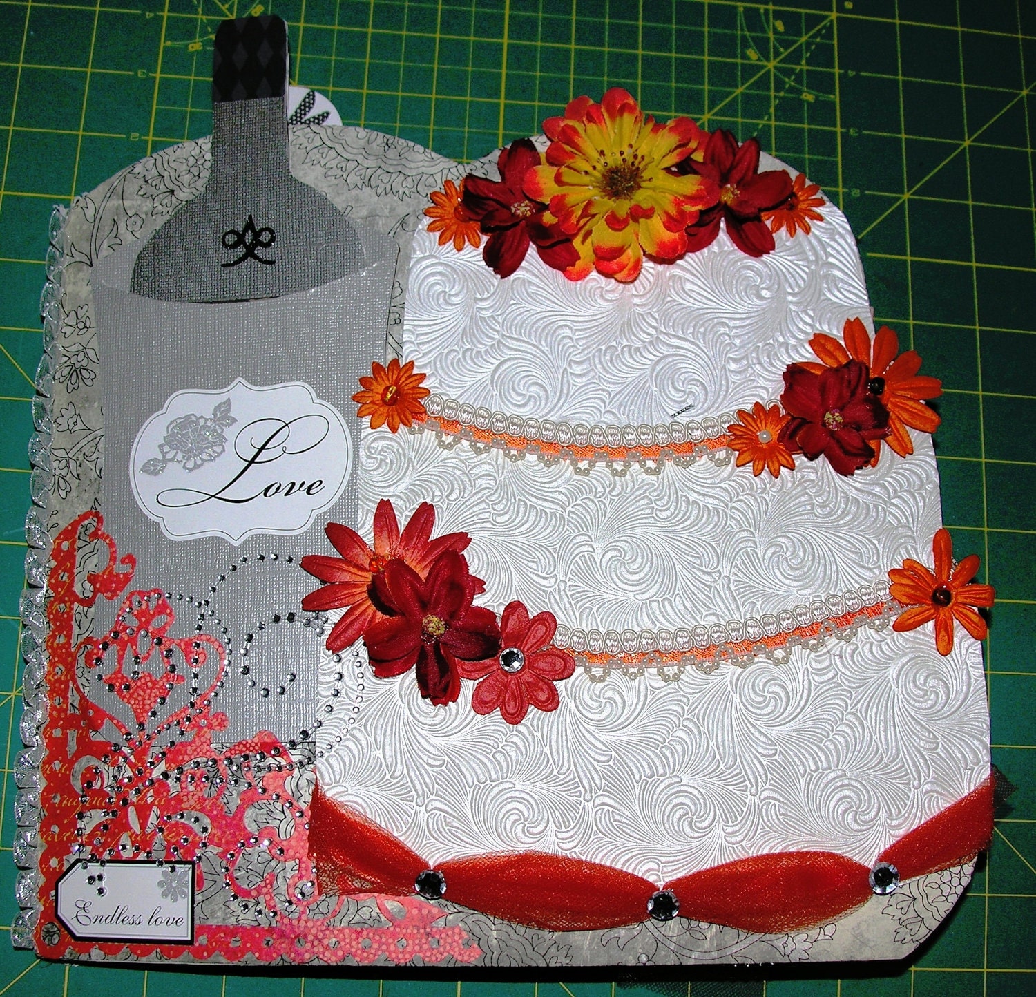 Sculptured Wedding Album