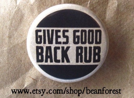 gives good back rub