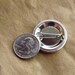 predestined to kick john calvin in the balls - pinback button badge