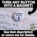 who's in charge. I AM. - pinback button badge