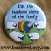 rainbow sheep of the family - pinback button badge