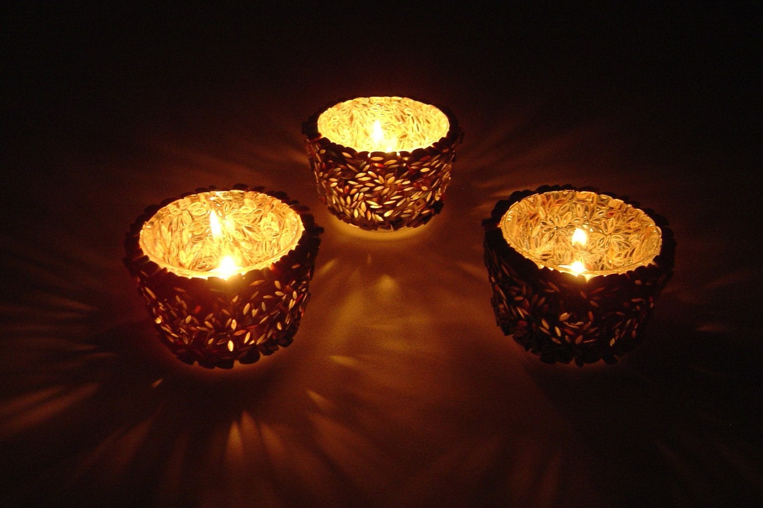 SALE buy 2 get 1 half off- votive candle holder- made from recycled magazines