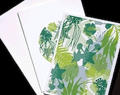 Endangered Flora, Globe or Pattern - Green Card