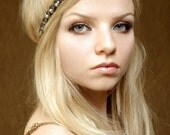 KATARINA - Gunmetal Rhinestone Headband