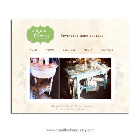 Website Design (5 Pages) with Custom Logo by Camille Chung on Etsy