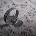 Ring Silver Peacock ,Wedding Bridal Jewelry antiqued sterling silver symbolic