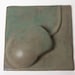 Ceramic Stoneware Tile 5 Inch Green Computer Mouse Unique
