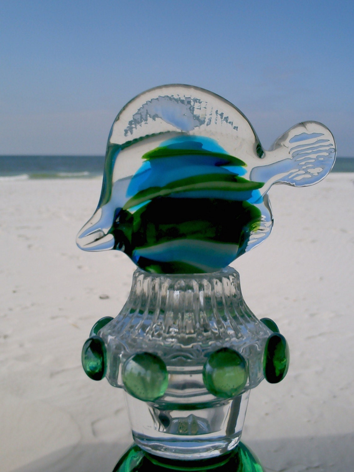 Tropical Fish Home Decor / Beach Cottage Decor / Beach Wedding / OOAK
