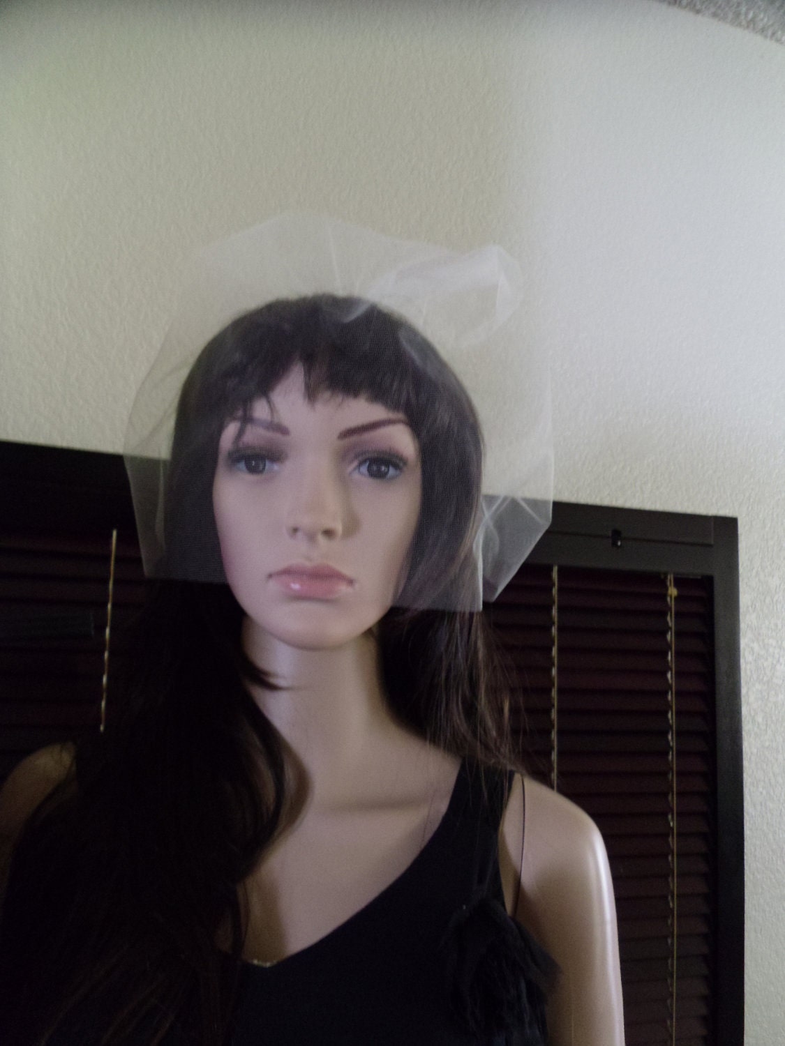Tulle Birdacage Bubble Style 14 inch long READY MADE