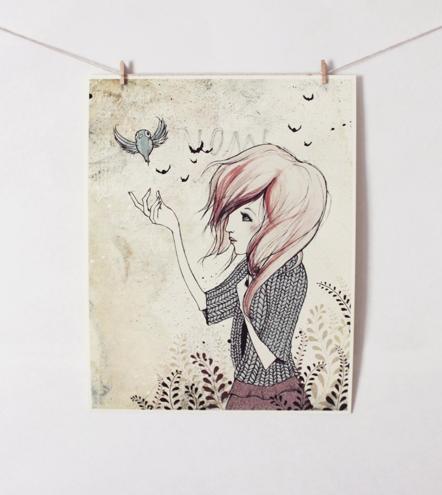 MY HEART CARRIES Me Through print 11X14
