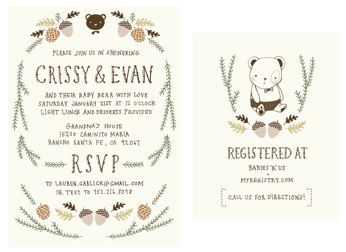 BABY Shower Invitation - DIGITAL, PRINTABLE files