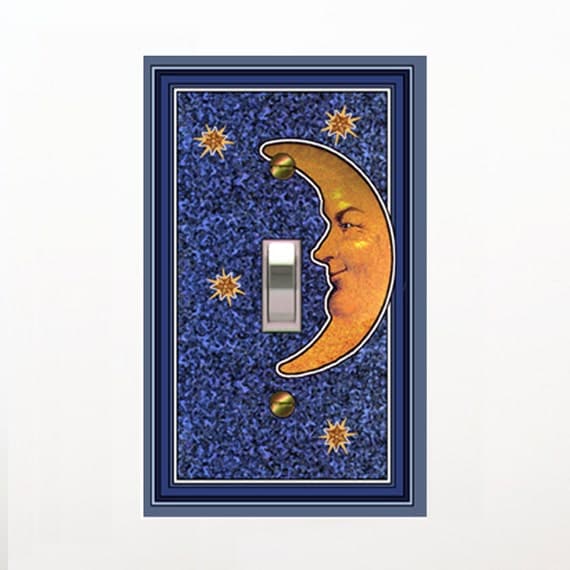 Buy cigars gifts certificates - Mrs. Butler Cigar Moon Design switchplate  0105a-t1