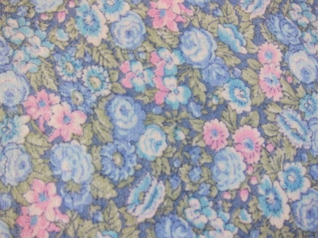 Pastel Vintage quilting cotton fabric  floral