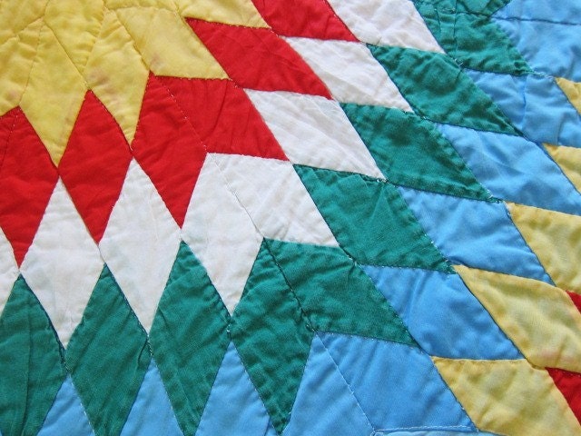 Lone Star vintage quilt 1930s crafts