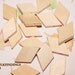 Reserved Listing for SparkDesign Wooden Double Holed Diamond Shape Natural Beads