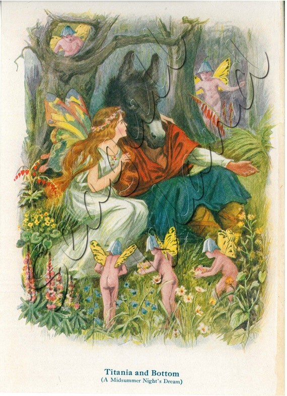 A Midsummer Night's Dream 1917 Children's by SeagullIsland