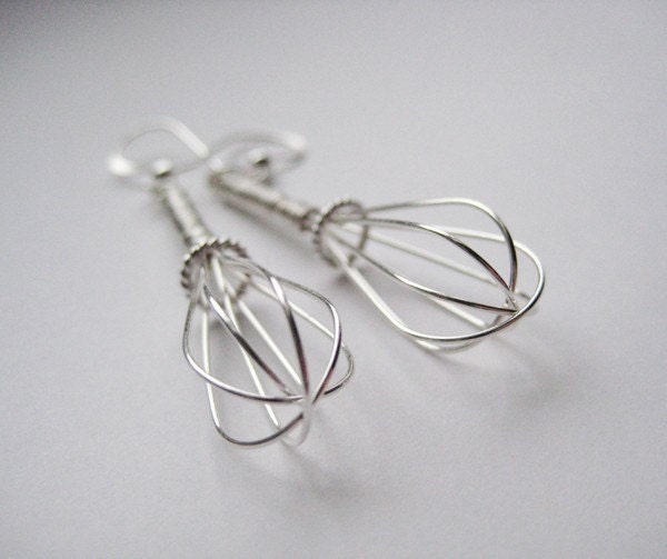 Whisk - Sterling Silver Earrings