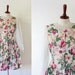 Sheer Sleeve Floral Dress