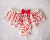 Vintage Linen Apple Printed Sleep Boxer/style RINGO(small)