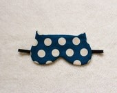 Cotton Linen Cat Eye Mask/style MARU