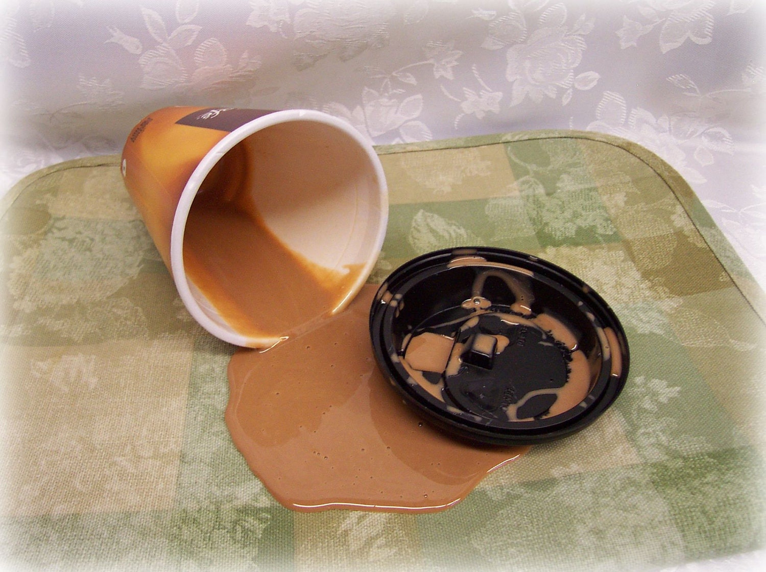 Fake Spilled Coffee