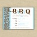 DIY Printable Baby BBQ Shower  Invitations - BaByQ