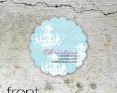 mommy cards, Design: Vintage Chandelier, custom cards for mom, business, and bloggers