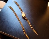 Skull and Bone Society Duster Earrings