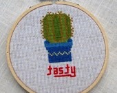 Tasty cactus cross stitch