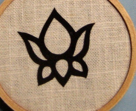 delicate lotus ornament