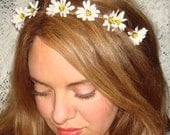 Flower Crown, Headband- WILDFLOWER, Halo Headband, Accessories, Flower Headband, Crown Headband, Daisy Flower, White flower, Spring, Summer