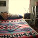 Vintage Pendleton Style Fleece Blanket