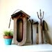 Vintage Rustic Modern Wire Bird Feeder