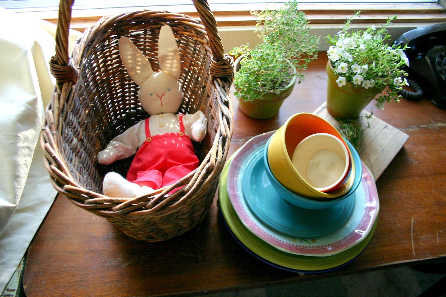 Hand Made Cotton Bunny Rabit  - Pierre