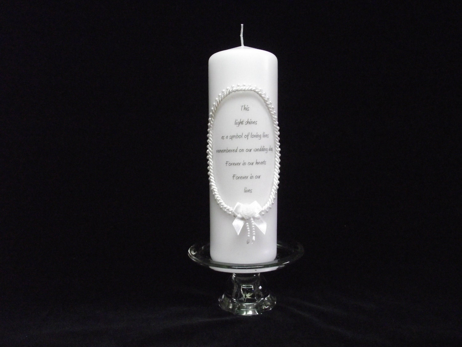 Memory candle Honoring a Loved One at your Wedding by jamoe