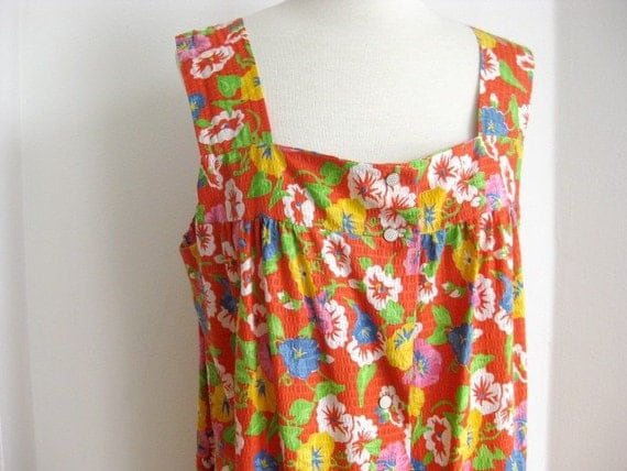 Vintage dress Shift style, shirtdress by Smart Time, 1960s