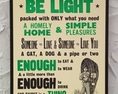Letterpress Print - Boat of Life Poster