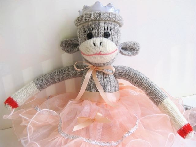 Sockmonkey Princess CUSTOMIZED FOR YOU