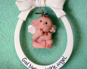 Baby Angel Christmas Ornament Personalized for Children and all Angel Lovers