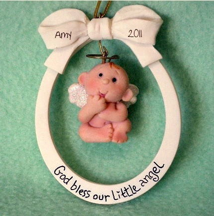 Memorial Baby Angel Keepsake Ornament / Angel Babies / Baby Angels