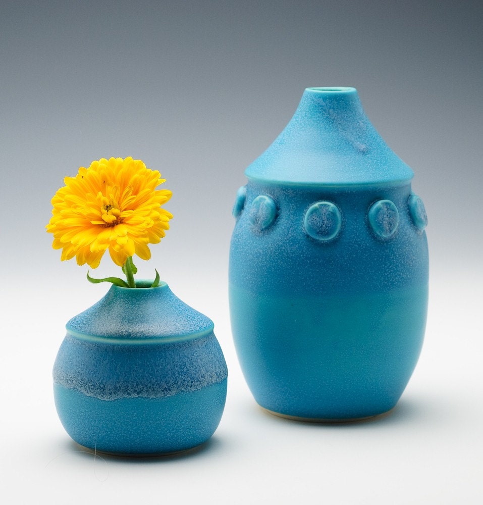 Matte Turquoise Vase