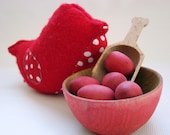 Chick-A-Dee Playset - Red Edition - A Montessori and Waldorf Inspired Counting and Learning Toy