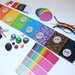 Sensory Color Sorting Playset - Montessori and Waldorf Inspired Color and Sensory Learning Materials