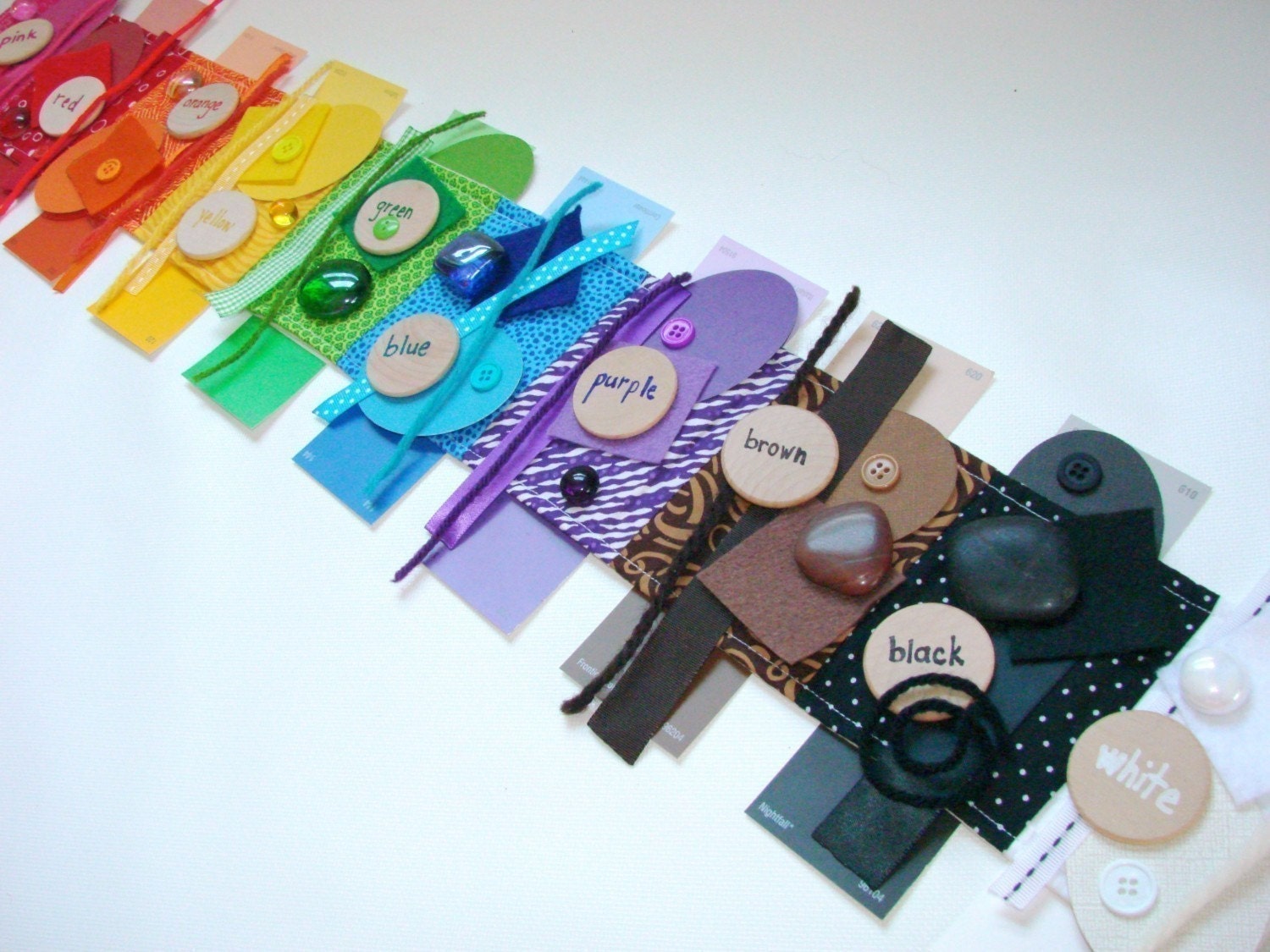 Sensory Color Sorting Playset - Montessori and Waldorf Inspired Color and Sensory Learning Materials