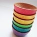 Color Sorting Rainbow Bowls - Montessori and Waldorf Inspired Matching and Sorting Materials