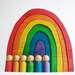 There Once Was a Crooked Rainbow - Building and Stacking Toy to Teach Colors and Shape Learning Through Play the Montessori and Waldorf Way