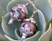 Beautiful Boro Handmade Glass Bead Earrings