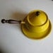 Fabulous Bright Mustard Yellow Fondue Pot and Tray