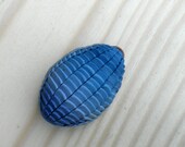 Ridged - polymer clay focal bead